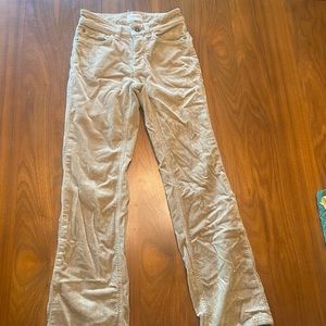 The Yaya Mid-Rise Corduroy Crop Flare Jeans by Pilcro